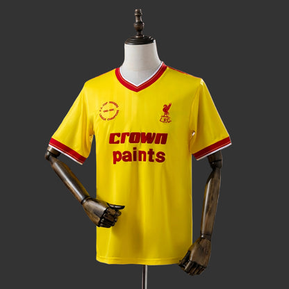 Camisola LIV 1985-86 Alternativa Amarela Versão Adepto
