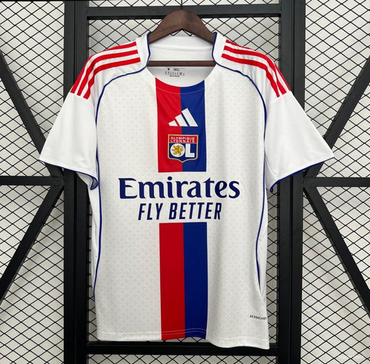 Camisola Olympique Lyon 2025-26 Principal Versão Adepto