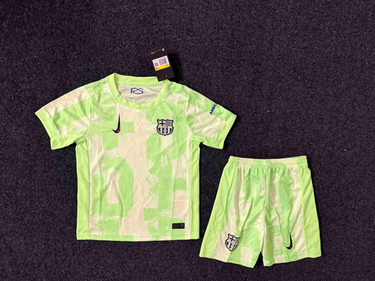 Kit Criança FC Barcelona 2024-25 Alternativo