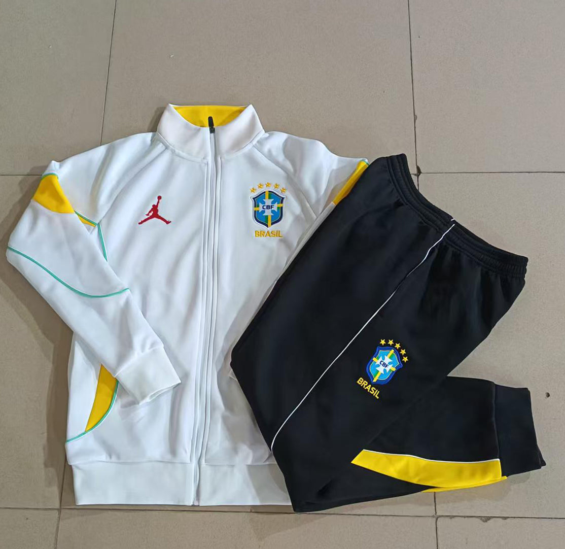 Fato de Treino Brasil 2026 - Casaco sem Capuz
