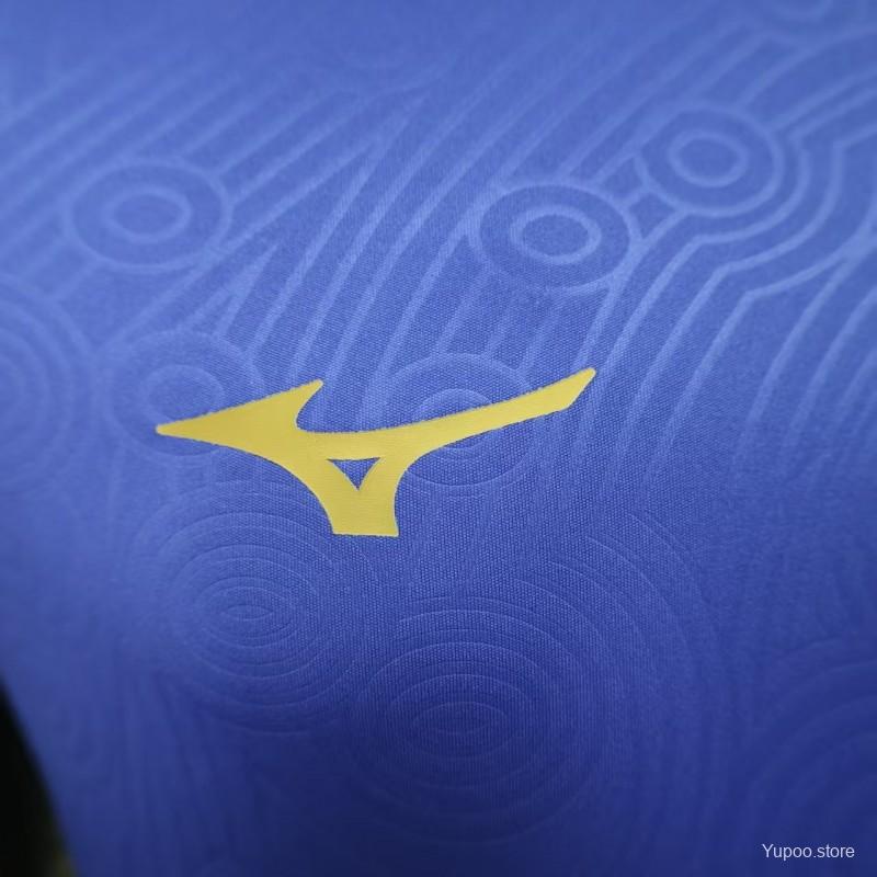 Camisola AS Monaco 2025-26 Alternativa Azul Versão Jogador