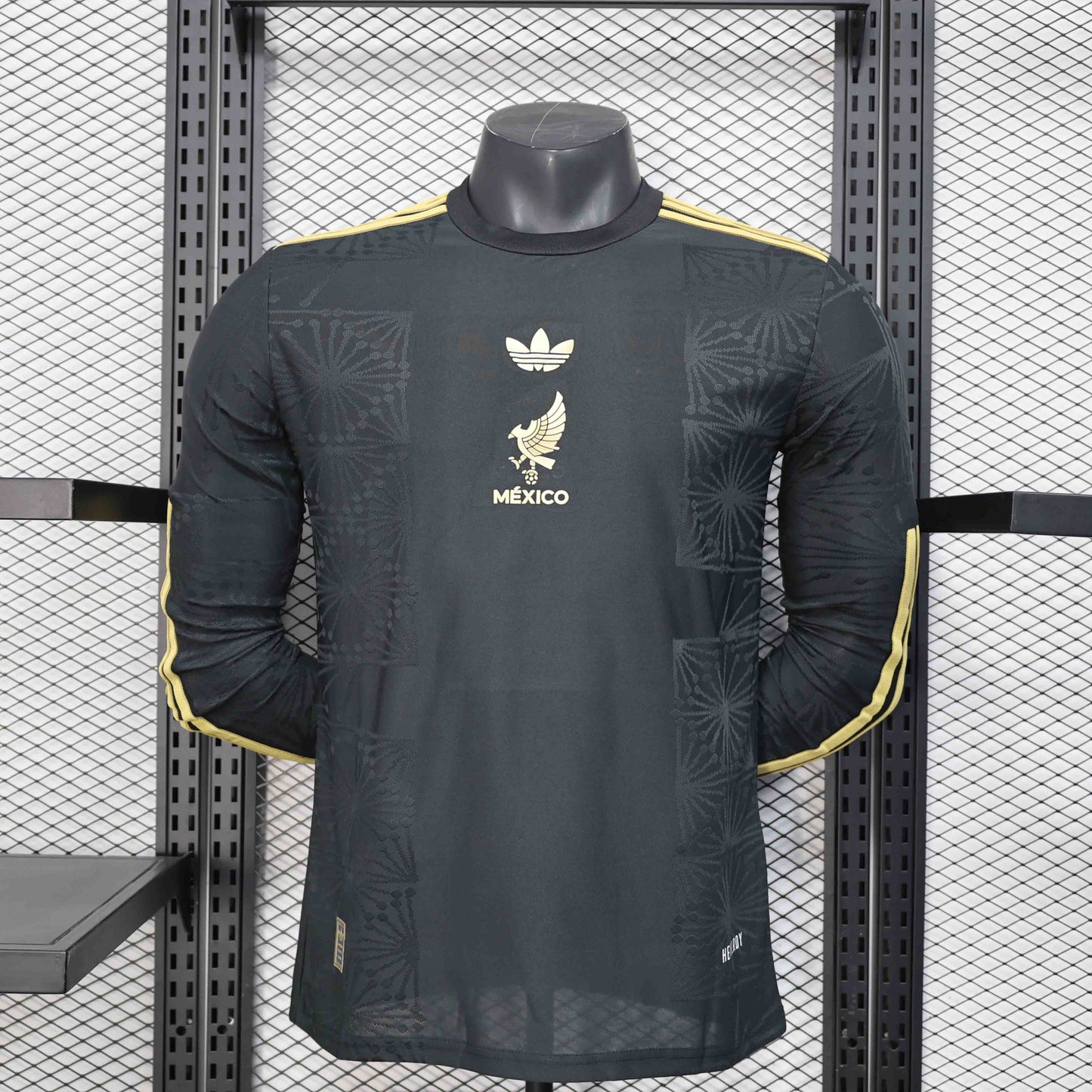 Camisola Manga Comprida Mexico 2025 Edição Gold-Cup Versão Jogador