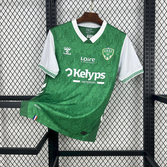 Camisola AS Saint-Etienne 2025-26 Principal Versão Adepto