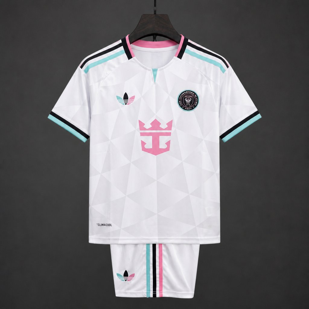Kit Criança Inter Miami CF 2026-27 Alternativo Branco