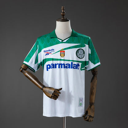 Camisola SE Palmeiras 1996-97 Alternativa Branca Versão Adepto