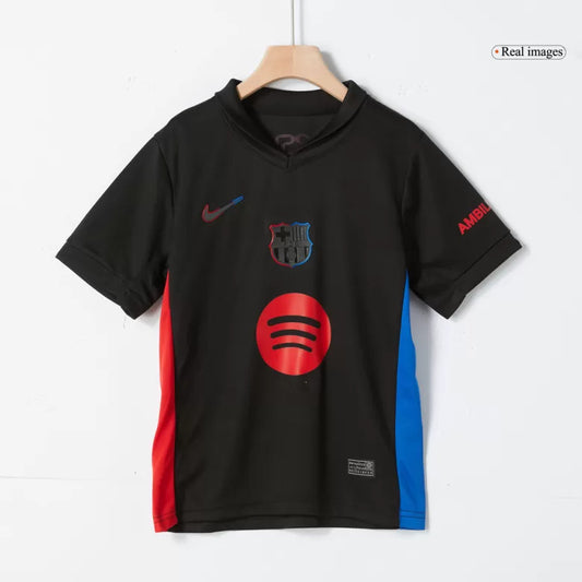 Kit Criança FC Barcelona 2024-25 Alternativo