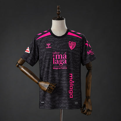 Camisola Malaga CF 2026-27 Alternativa Preta Versão Adepto