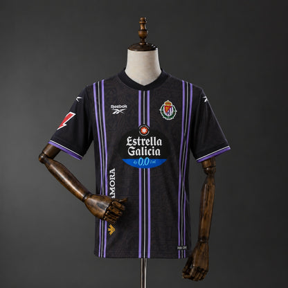 Camisola Real Valladolid CF 2026-27 Alternativa Preta Versão Adepto