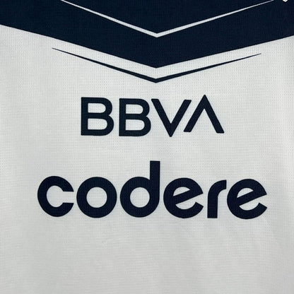 Camisola CF Monterrey 2025-26 Alternativa Branca Versão Adepto