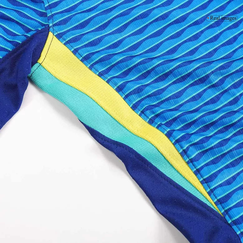 Camisola Brasil 2024 Alternativa Azul Versão Adepto
