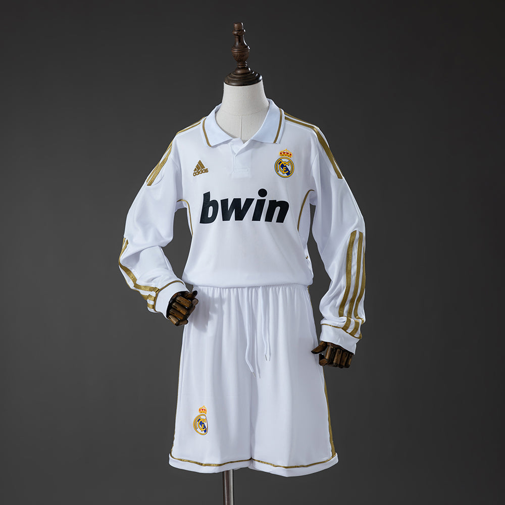 Kit Criança Manga Comprida Real Madrid CF 2011-12 Principal