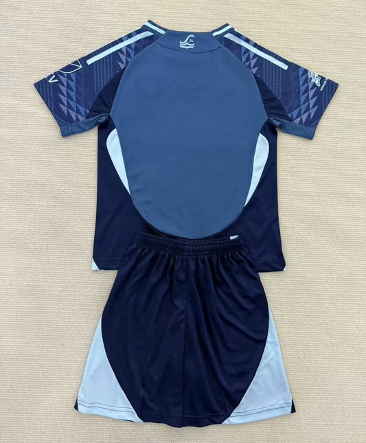 Kit Criança Seattle Sounders 2025-26 Alternativo