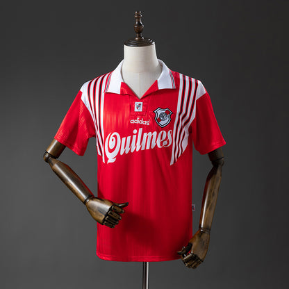 Camisola CA River Plate 1996-97 Alternativa Vermelha Versão Adepto