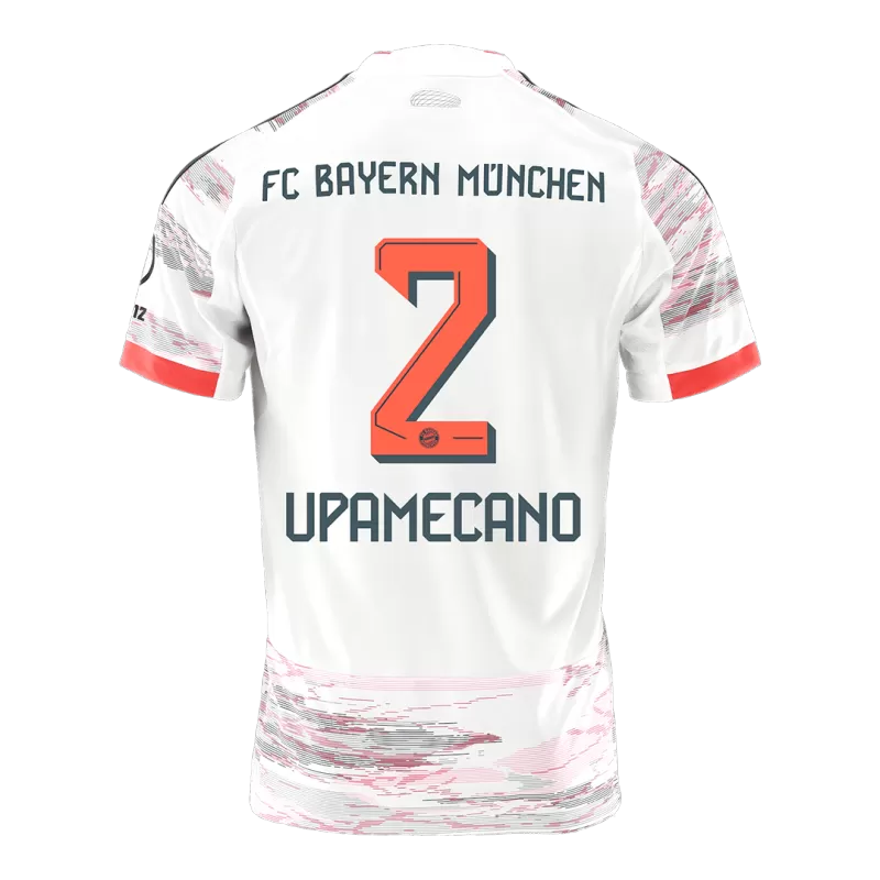 Camisola FC Bayern 2025-26 Alternativa Creme Versão Adepto UPAMECANO #2