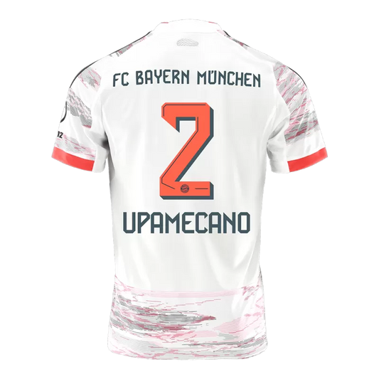 Camisola FC Bayern 2025-26 Alternativa Creme Versão Adepto UPAMECANO #2
