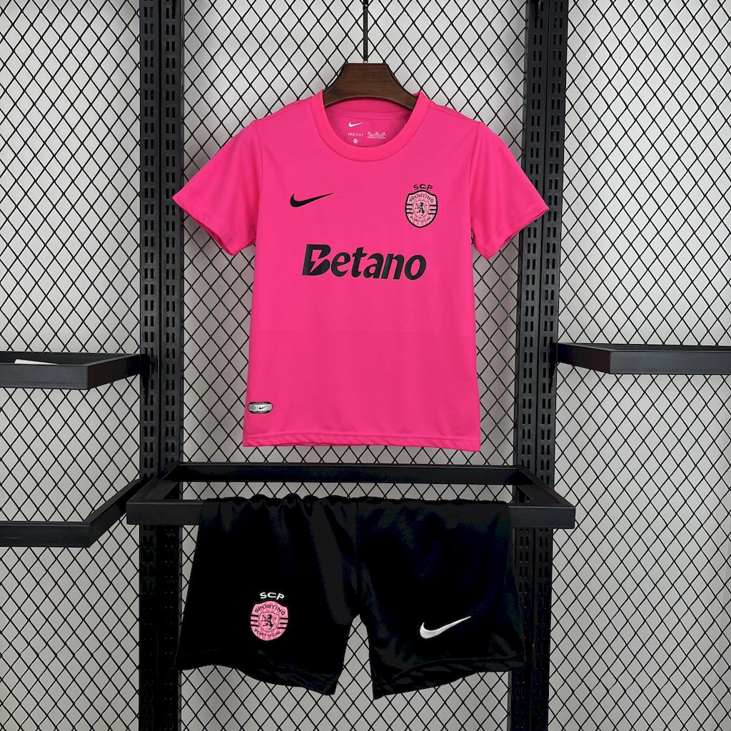 Kit Criança SCP 2024-25 Alternativo Rosa