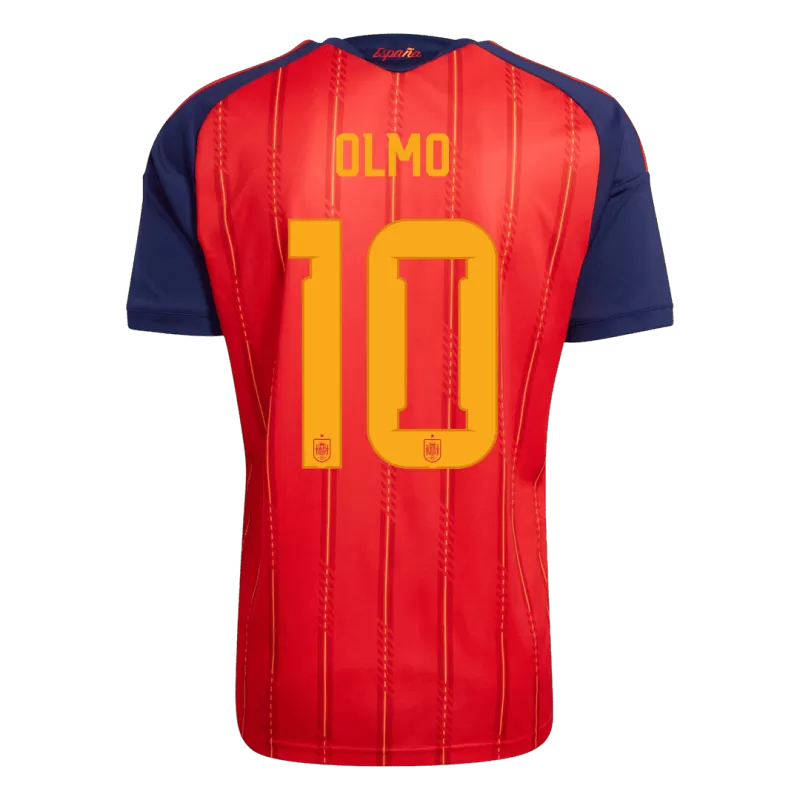 Camisola Espanha 2026 Principal 2 Estrelas Campeão Versão Adepto OLMO #10