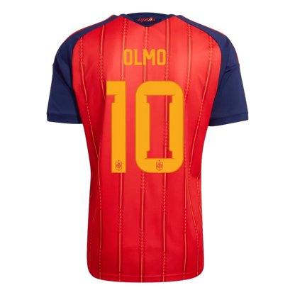 Camisola Espanha 2026 Principal 2 Estrelas Campeão Versão Adepto OLMO #10