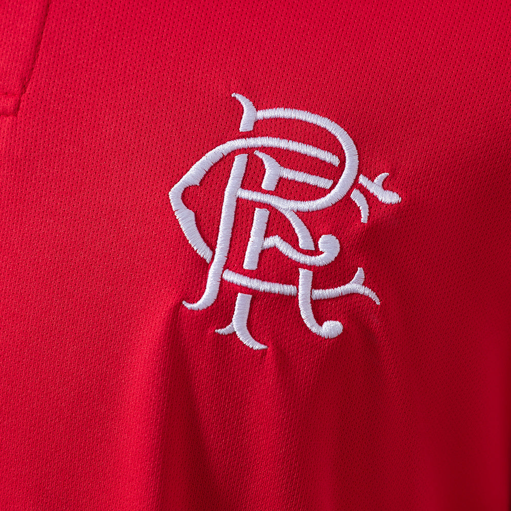 Camisola Rangers FC 2025-26 Alternativa Vermelha Versão Adepto