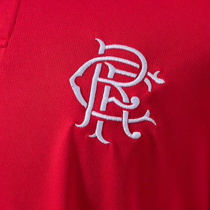 Camisola Rangers FC 2025-26 Alternativa Vermelha Versão Adepto