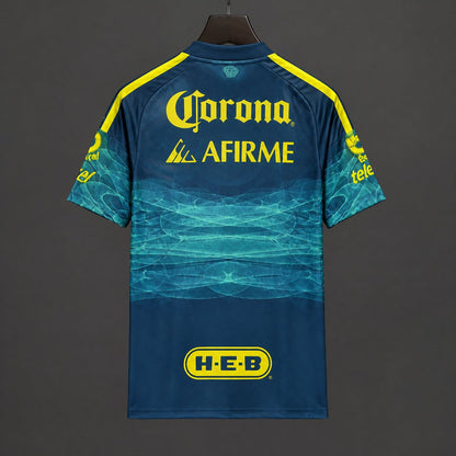 Camisola Tigres UANL 2026-27 Alternativa Azul Clara Versão Adepto