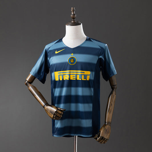 Camisola Inter Milão 2004-05 Alternativa Azul Versão Adepto