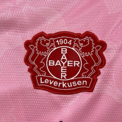 Camisola Bayer 04 Leverkusen 2025-26 Alternativa Rosa Versão Adepto