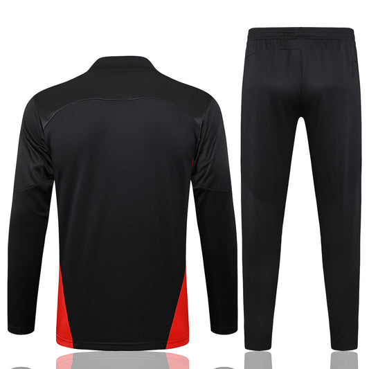 Fato de Treino AC Milan 2024-25 - Camisola com Fecho