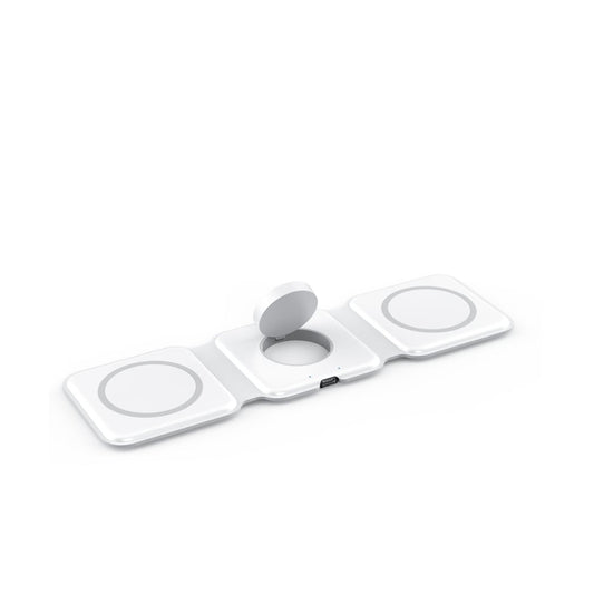 Carregador Wireless 3 em 1 Dobrável (Entrega Imediata)