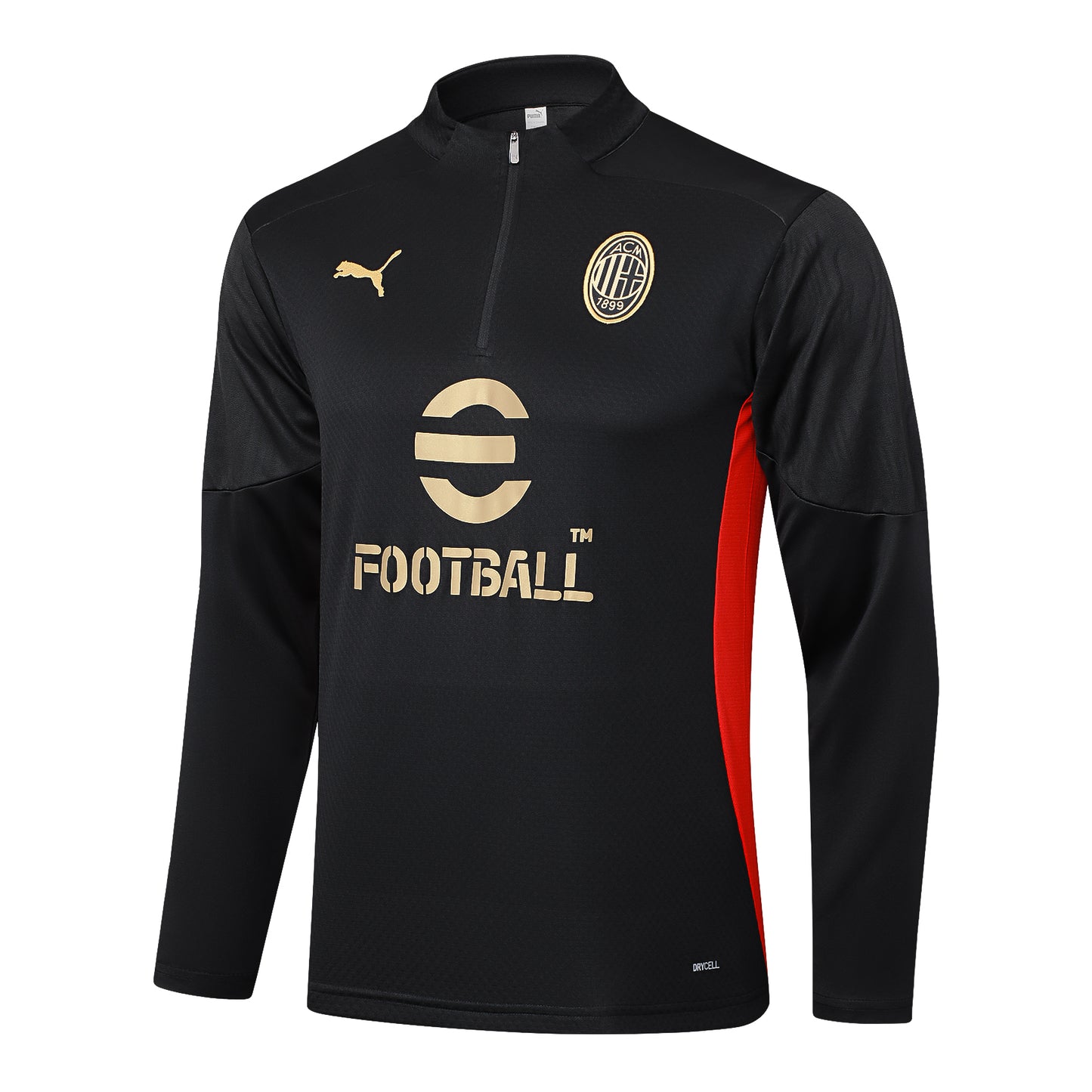Fato de Treino AC Milan 2024-25 - Camisola com Fecho