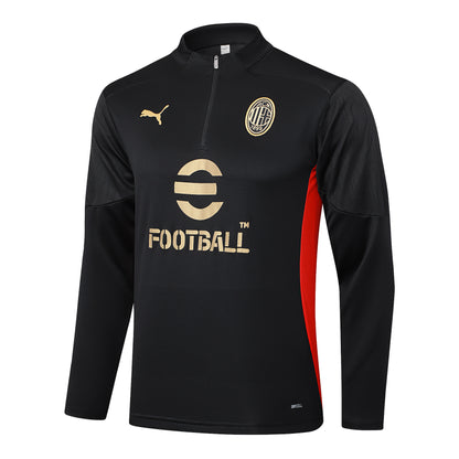 Fato de Treino AC Milan 2024-25 - Camisola com Fecho