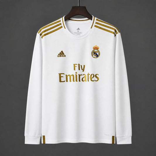 Camisola Manga Comprida Real Madrid CF 2019-20 Principal Versão Adepto