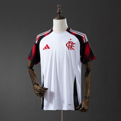 Camisola CR Flamengo 2025-26 Alternativa Branca Versão Adepto