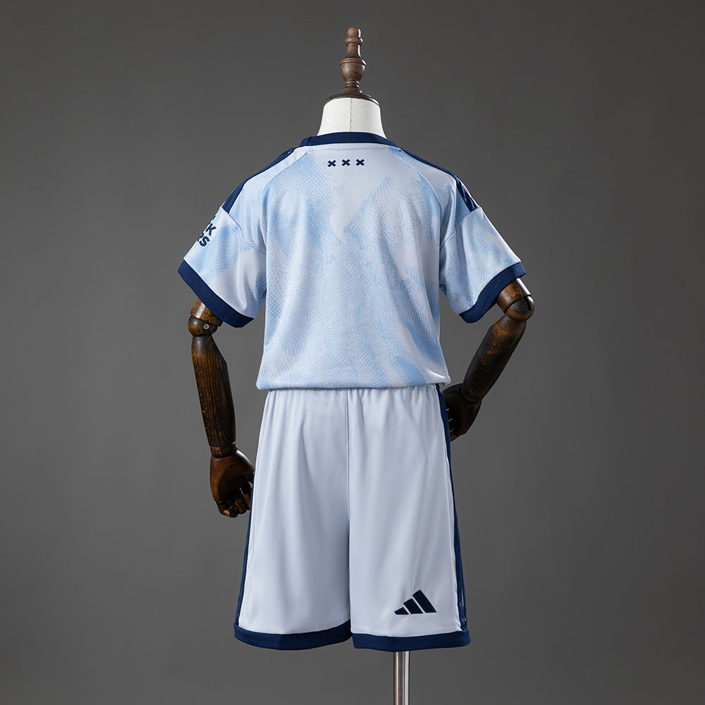 Kit Criança AFC Ajax 2026-27 Alternativo Azul
