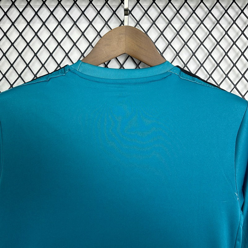 Kit Criança Manga Comprida Real Madrid 2016-17 Alternativo