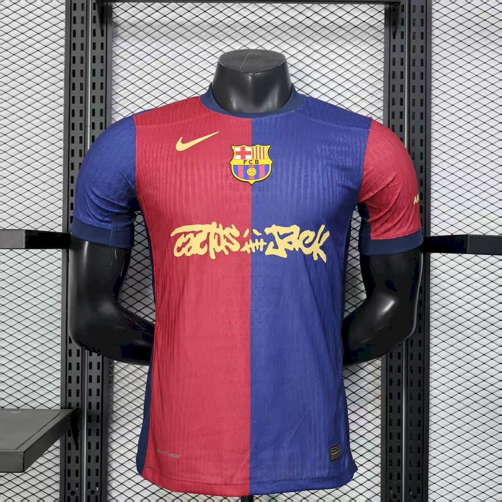 Camisola FC Barcelona 2025-26 Edição Travis Scott Versão Jogador