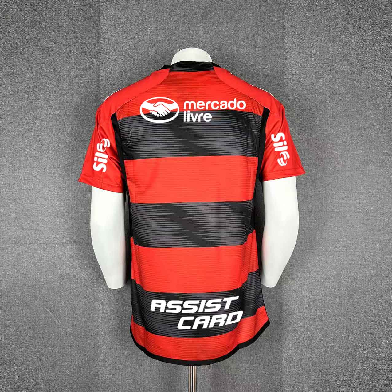 Camisola CR Flamengo 2023-24 Principal Versão Adepto Todos Patrocinadores-ESGOTADO