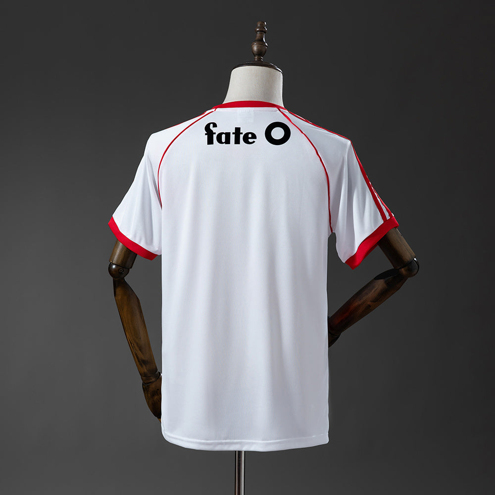 Camisola CA River Plate 1986-87 Principal Versão Adepto
