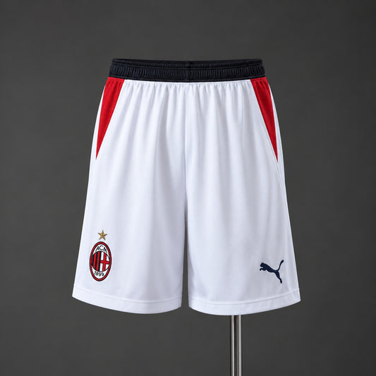 Calções AC Milan 2026-27 Alternativos Brancos