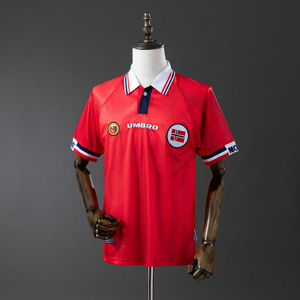 Camisola Noruega 1998 Principal Versão Adepto