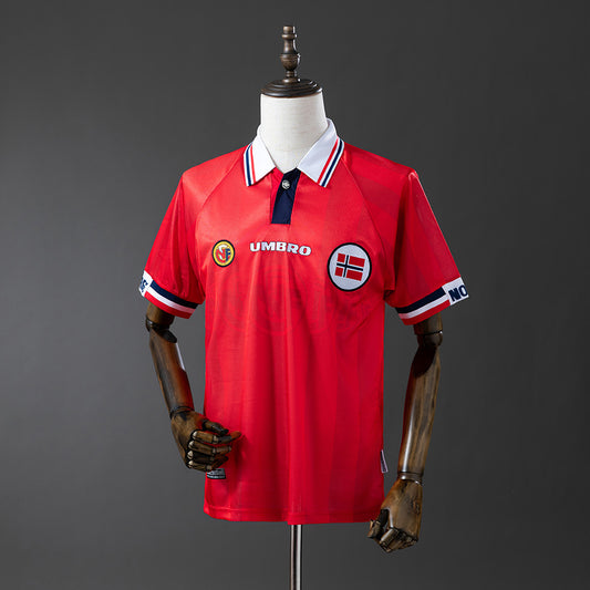 Camisola Noruega 1998 Principal Versão Adepto