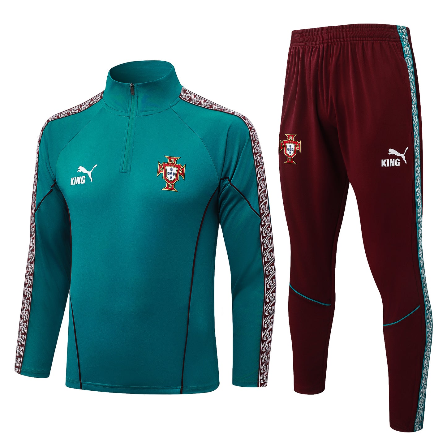 Fato de Treino Portugal 2026 - Camisola com Fecho