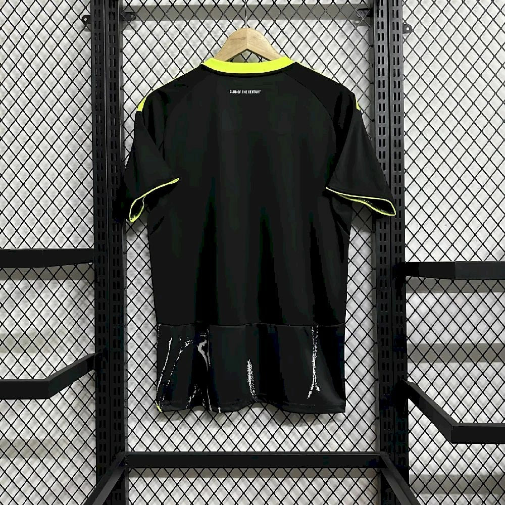 Camisola Al Ahly FC 2025-26 Alternativa Preta Versão Adepto
