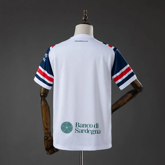 Camisola Cagliari 2026-27 Alternativa Branca Versão Adepto