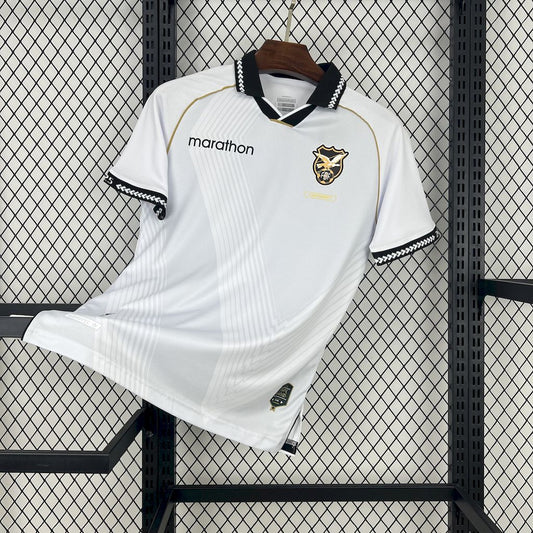 Camisola Bolivia 2025 Alternativa Branca Versão Adepto