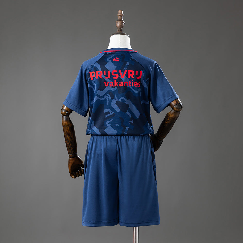 Kit Criança Feyenoord 2026-27 Alternativo Azul