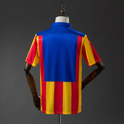 Camisola Valencia FC 1980-81 Alternativa Riscas Versão Adepto