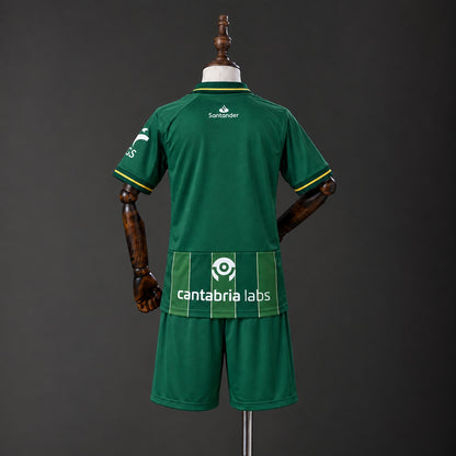Kit Criança Racing Santander 2026-27 Alternativo Verde