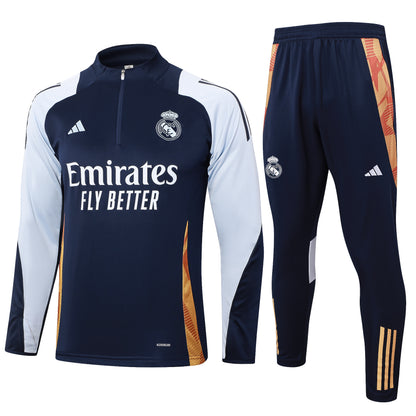 Fato de Treino Real Madrid CF 2024-25 - Camisola com Fecho
