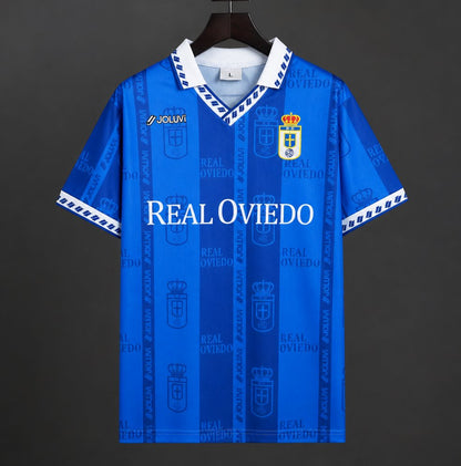Camisola Real Oviedo 1997-98 Principal Versão Adepto